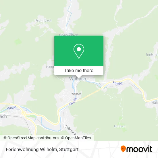 Карта Ferienwohnung Wilhelm
