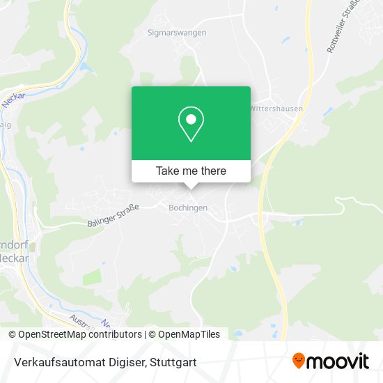 Карта Verkaufsautomat Digiser