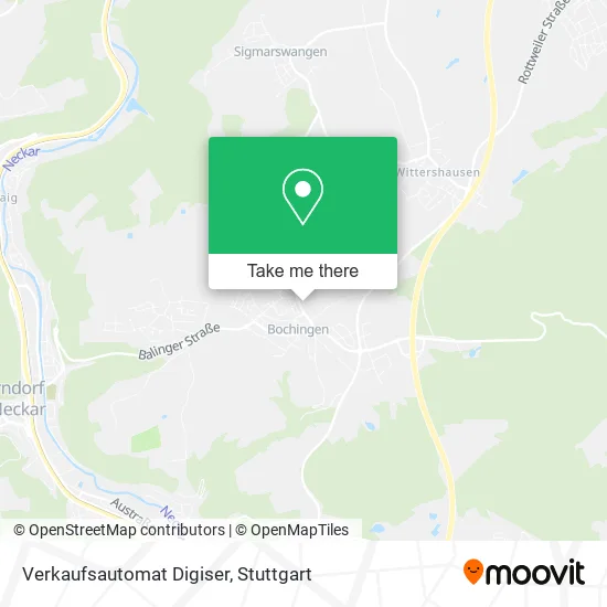 Карта Verkaufsautomat Digiser
