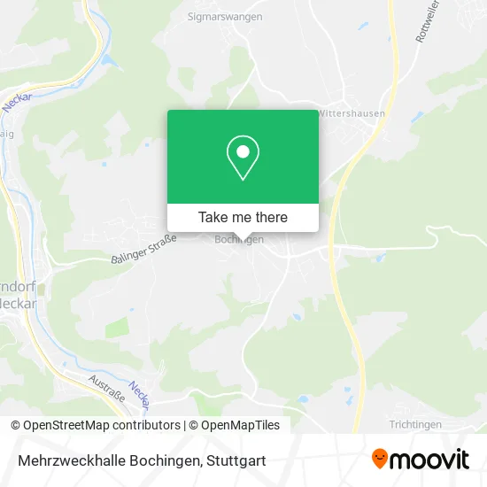 Карта Mehrzweckhalle Bochingen