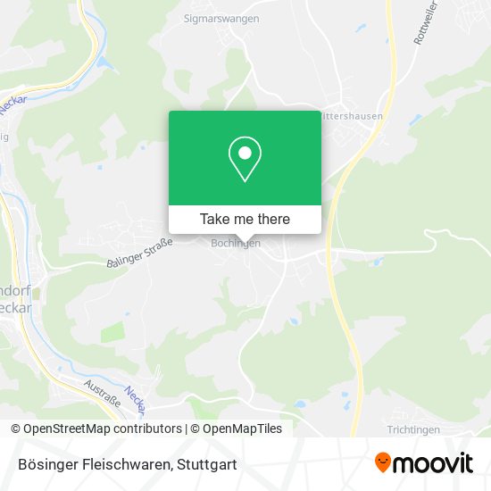 Bösinger Fleischwaren map
