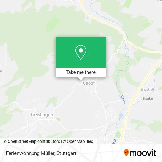 Карта Ferienwohnung Müller