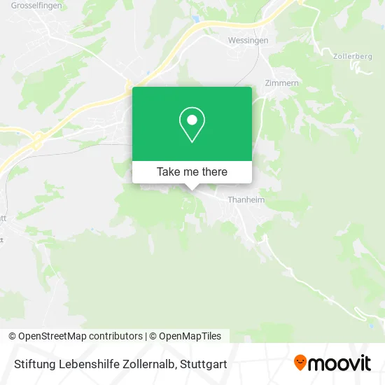 Карта Stiftung Lebenshilfe Zollernalb