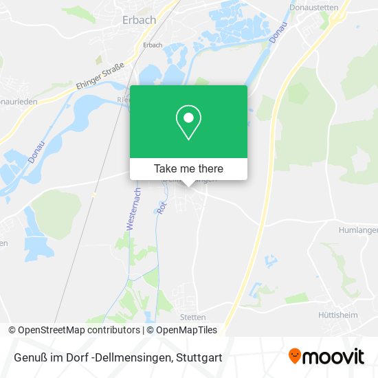 Genuß im Dorf -Dellmensingen map