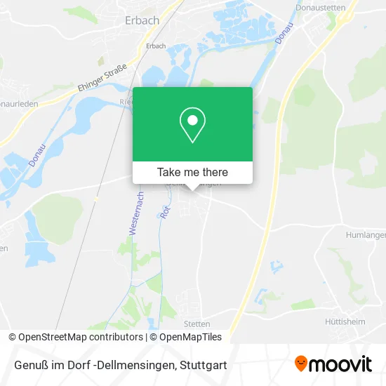 Карта Genuß im Dorf -Dellmensingen