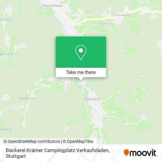 Bäckerei Krämer Campingplatz Verkaufsladen map