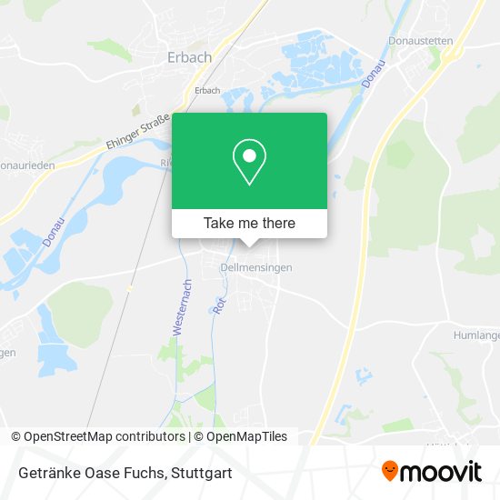 Getränke Oase Fuchs map