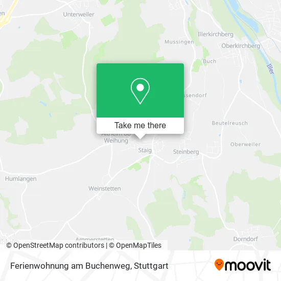 Карта Ferienwohnung am Buchenweg