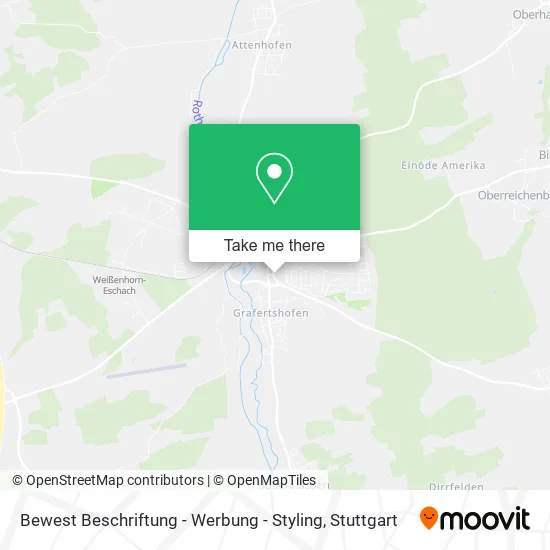 Карта Bewest Beschriftung - Werbung - Styling