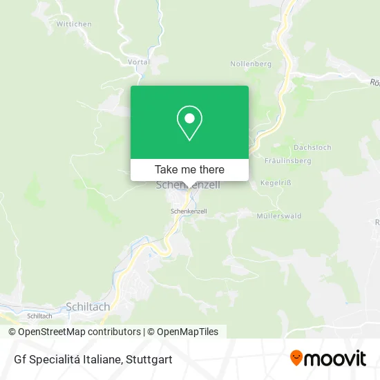 Карта Gf Specialitá Italiane