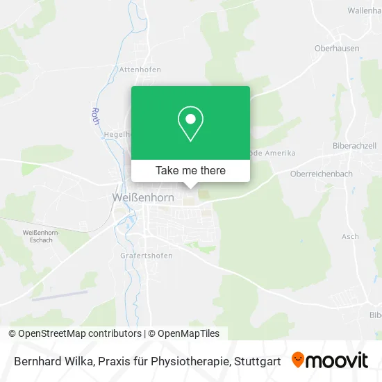 Карта Bernhard Wilka, Praxis für Physiotherapie