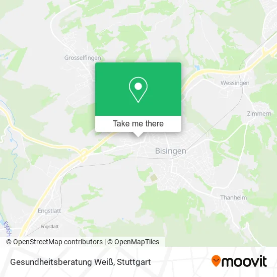 Карта Gesundheitsberatung Weiß