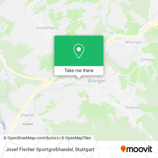 Карта Josef Fischer Sportgrobhandel