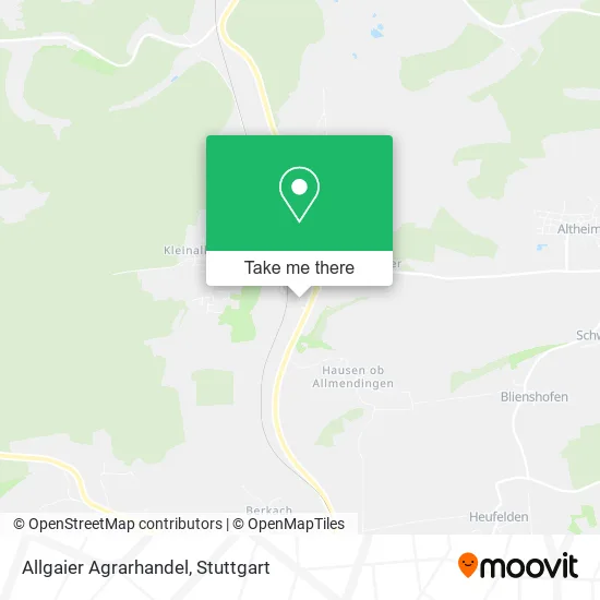 Карта Allgaier Agrarhandel