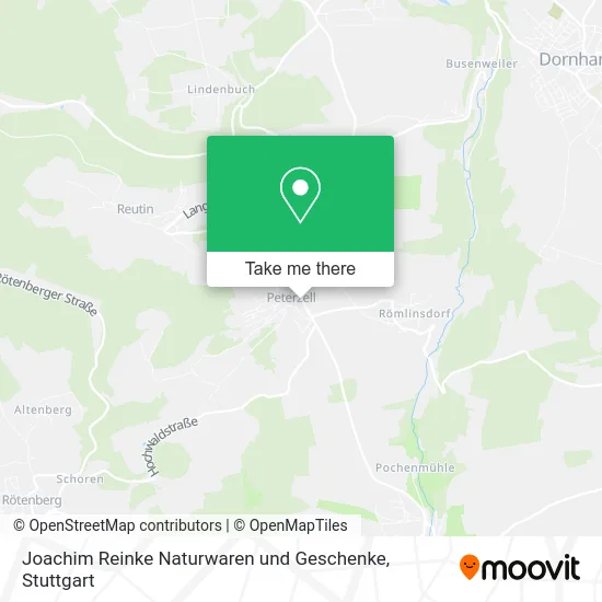 Карта Joachim Reinke Naturwaren und Geschenke