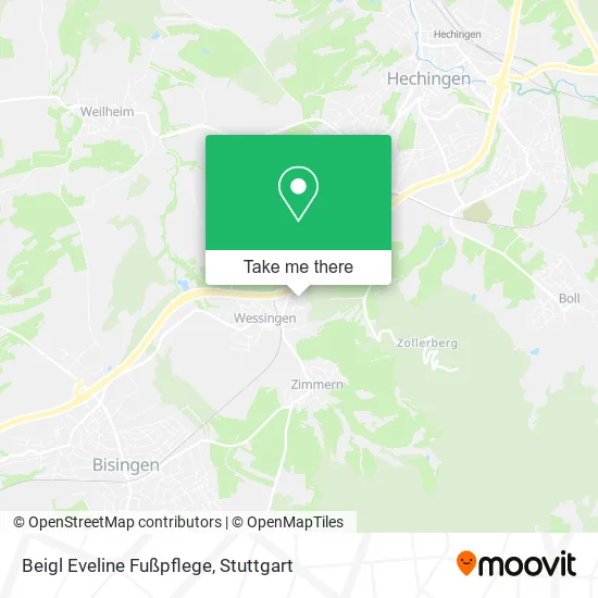 Карта Beigl Eveline Fußpflege