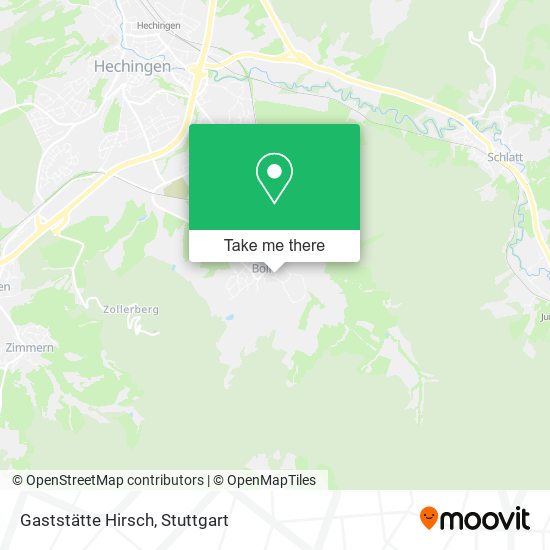 Карта Gaststätte Hirsch