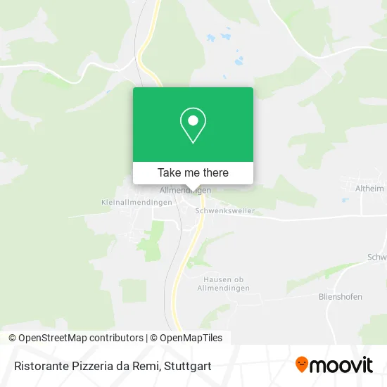 Карта Ristorante Pizzeria da Remi