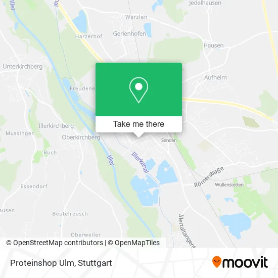 Карта Proteinshop Ulm