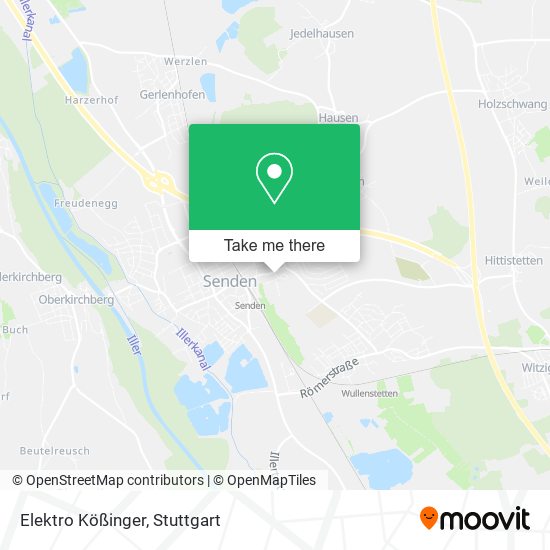 Карта Elektro Kößinger