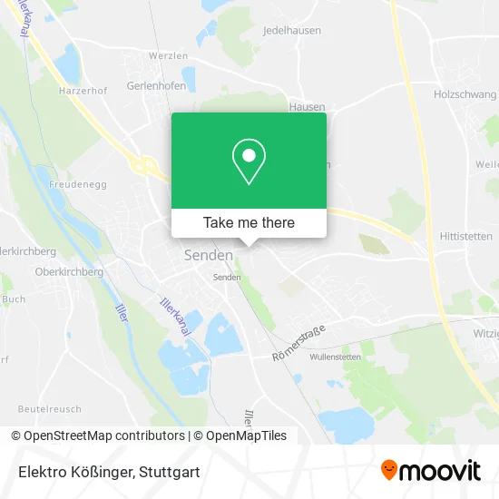 Карта Elektro Kößinger