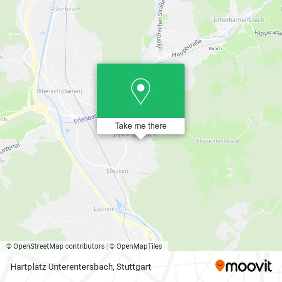 Карта Hartplatz Unterentersbach
