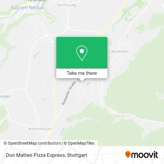 Карта Don Matteo Pizza Express