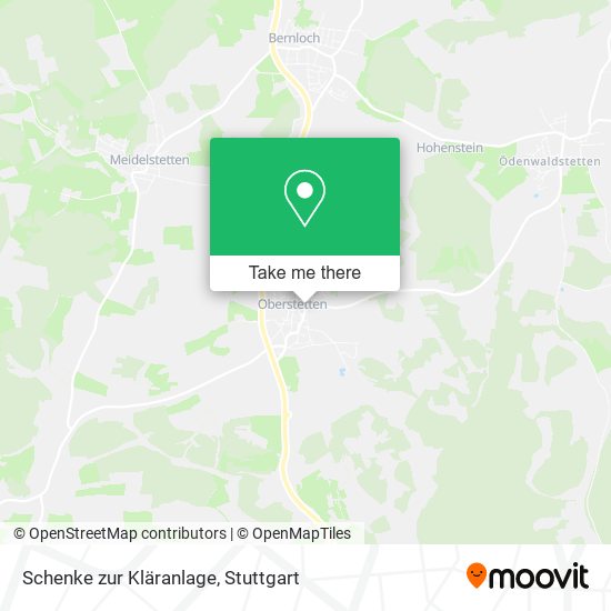 Schenke zur Kläranlage map