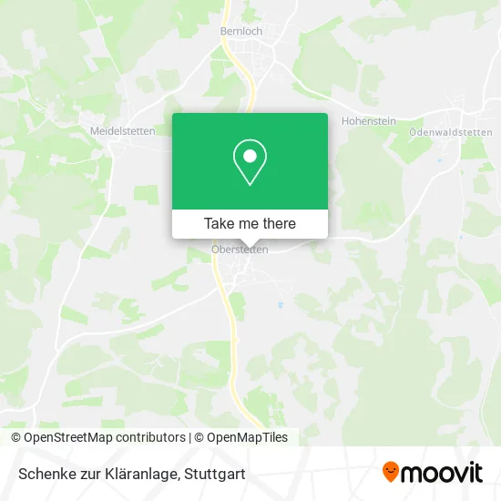 Карта Schenke zur Kläranlage