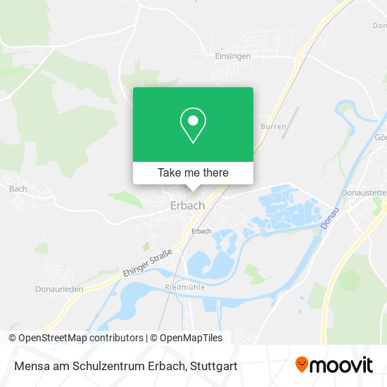 Карта Mensa am Schulzentrum Erbach
