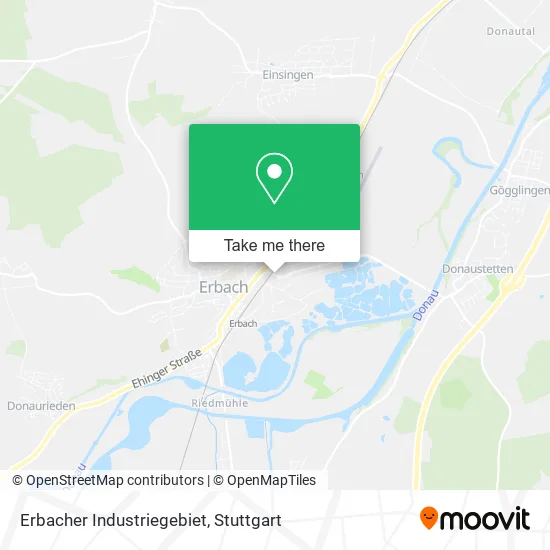 Erbacher Industriegebiet map