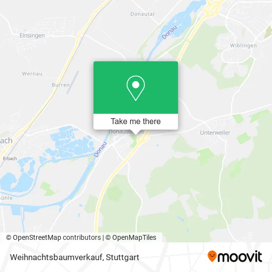 Карта Weihnachtsbaumverkauf