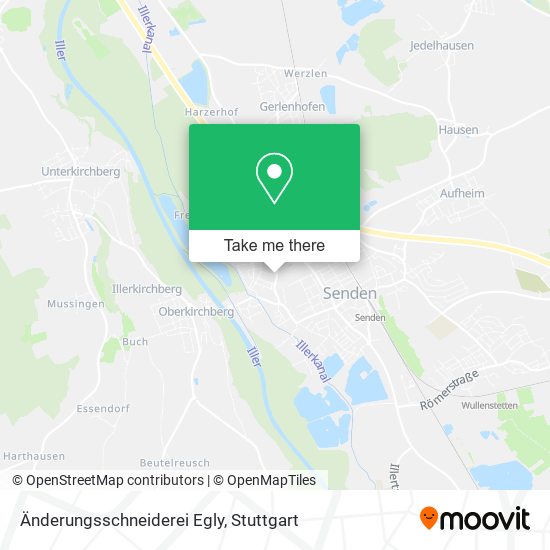 Änderungsschneiderei Egly map