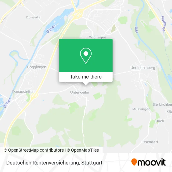 Карта Deutschen Rentenversicherung