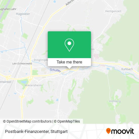 Postbank-Finanzcenter map