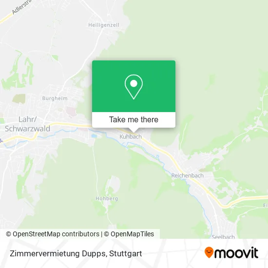 Карта Zimmervermietung Dupps