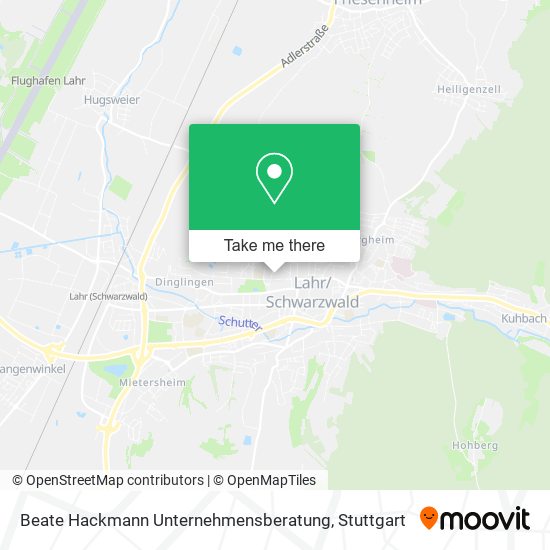 Карта Beate Hackmann Unternehmensberatung