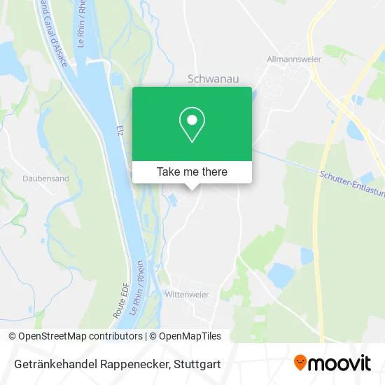 Карта Getränkehandel Rappenecker