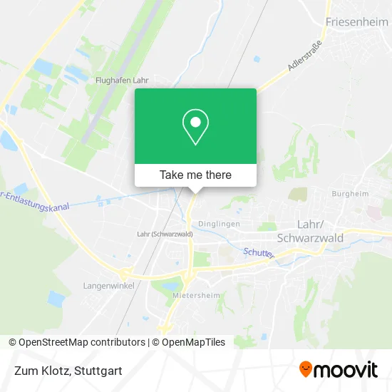Карта Zum Klotz