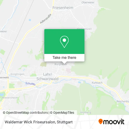 Карта Waldemar Wick Friseursalon