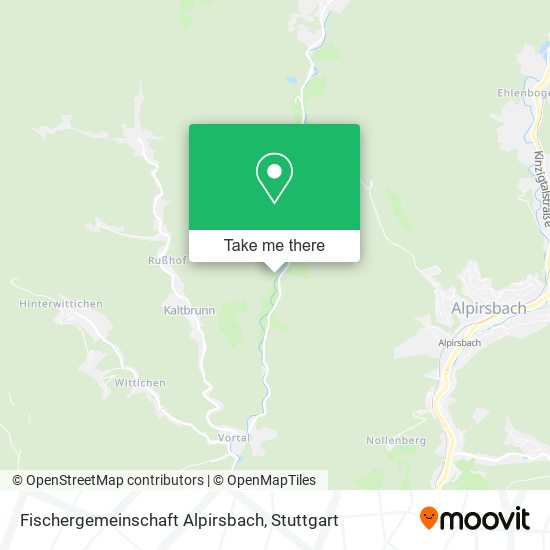 Fischergemeinschaft Alpirsbach map
