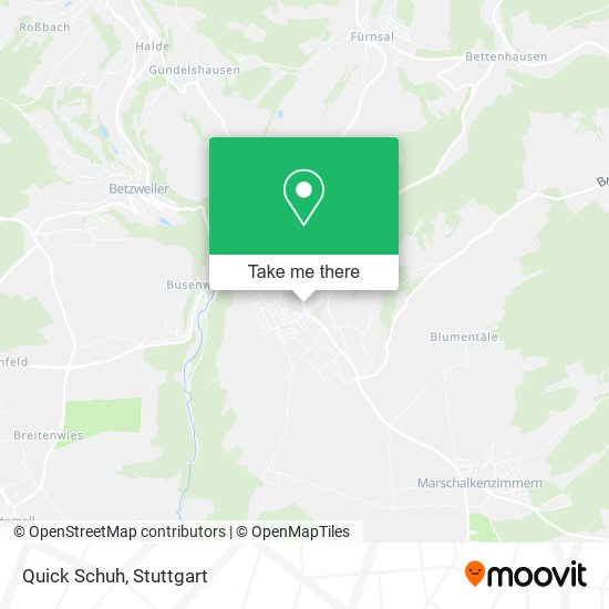 Карта Quick Schuh