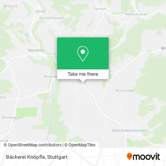 Карта Bäckerei Knöpfle