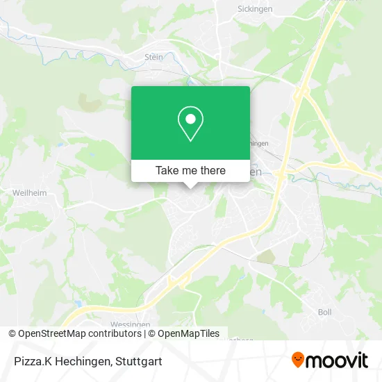 Карта Pizza.K Hechingen