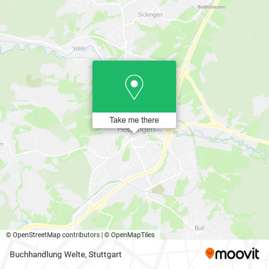 Карта Buchhandlung Welte
