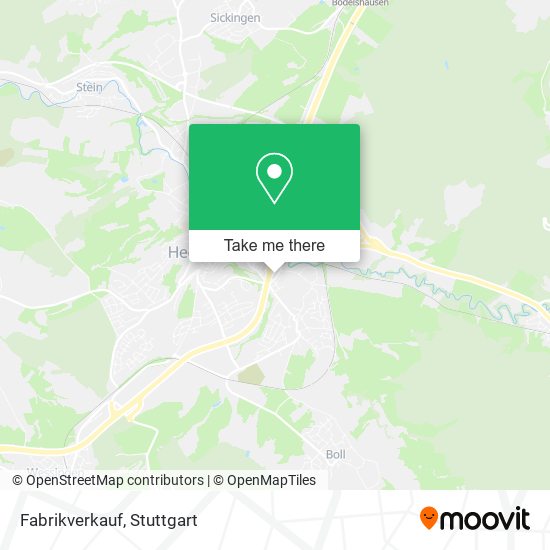 Карта Fabrikverkauf
