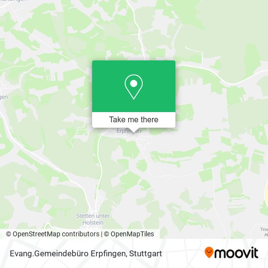 Evang.Gemeindebüro Erpfingen map