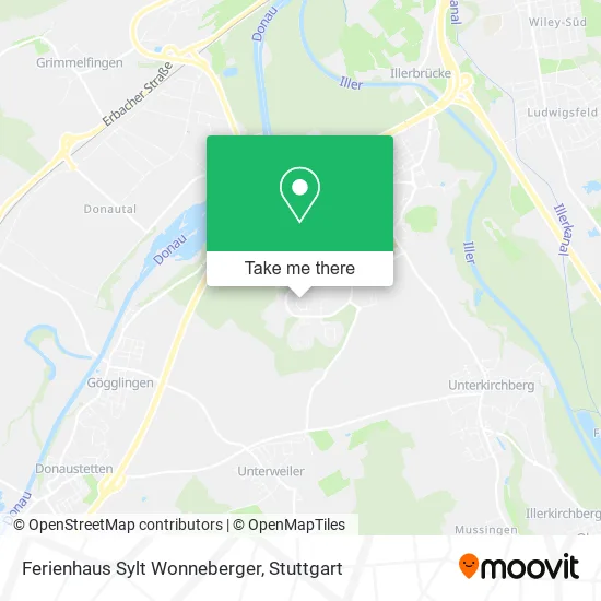 Карта Ferienhaus Sylt Wonneberger