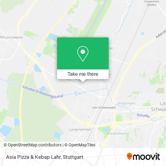 Карта Asia Pizza & Kebap Lahr