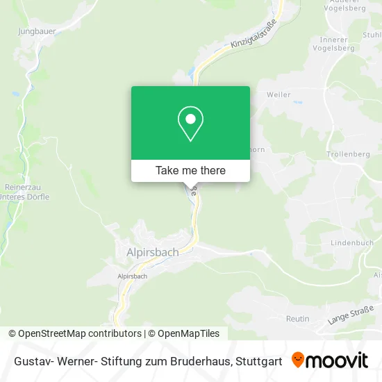 Карта Gustav- Werner- Stiftung zum Bruderhaus